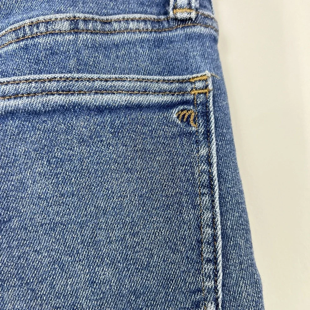 Madewell Perfect Vintage Jeans Womens‎ 25 High Rise Crop Straight Leg Denim